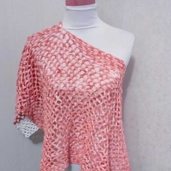 Crochet Shawl Pattern Lace - Picture 3 of 5